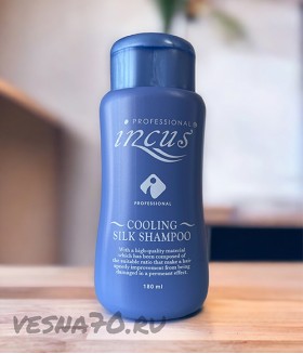 Освежающий шампунь с ментолом и шелковой системой INCUS Cooling Silk Shampoo 180мл