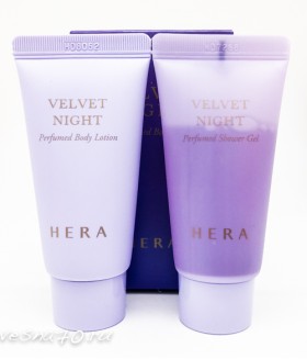HERA Velvet Night Perfumed Body Kit [лосьон для тела 30мл+гель для душа 30мл]