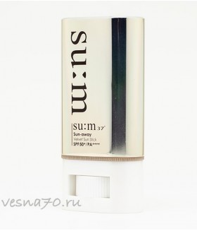 Su:m37 Sun-away Velvet Sun Stick SPF 50+ / PA++++ солнцезащитный стик 18гр