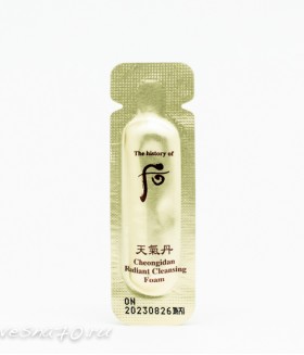 The History of Whoo Cheongidan Radiant Cleansing Foam 1мл